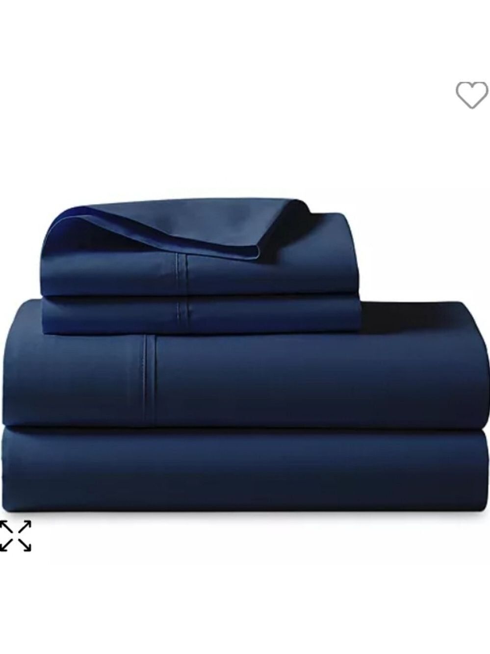 Ralph Lauren Home Organic Cotton Twin Flat Sheet Polo Navy